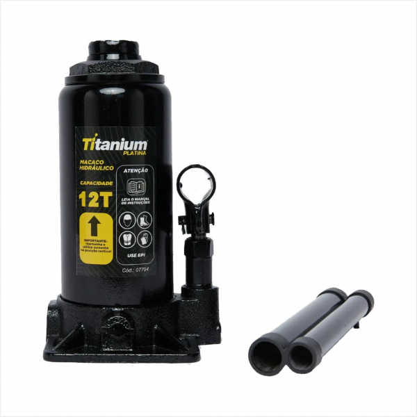 Macaco Hidraulico 12t Titanium Do Brasil