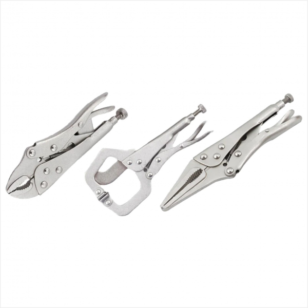 Kit Alicate Pressao 3pcs Titanium Do Brasil