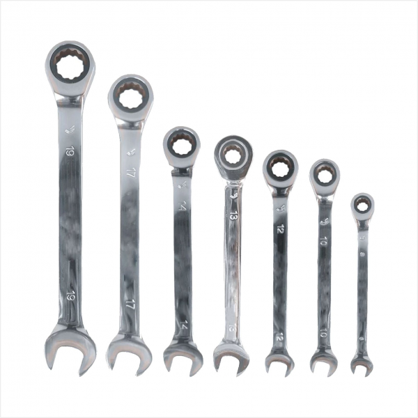Kit Chave Combinadas 7pcs Titanium Do Brasil