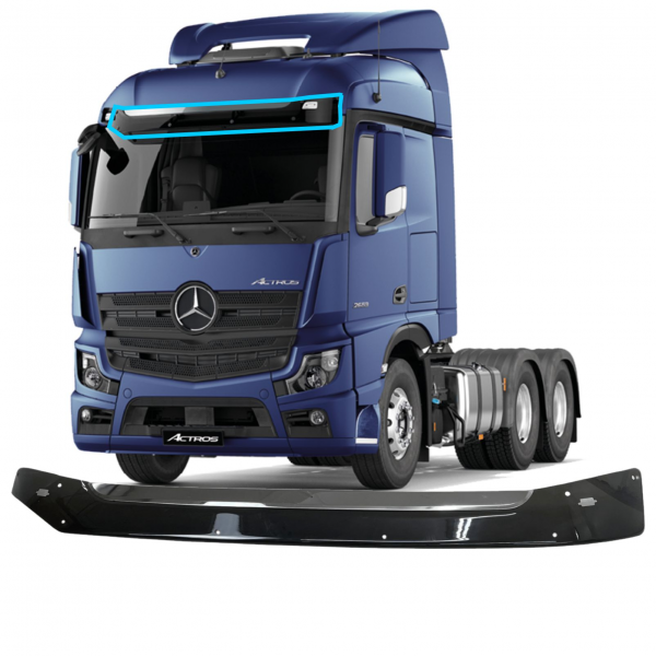 Quebra-sol Mb New Actros (c/ Friso) Bl Fibras*
