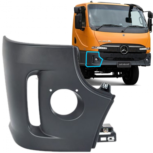 Ponteira Do P/ Choque L.d. Mb Accelo Novo Bl Fibras*