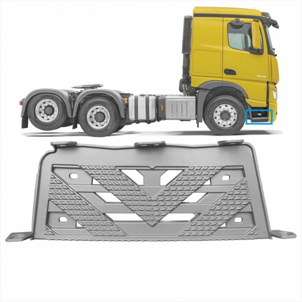 Pisante Superior Do Estribo L.e. New Actros Bl Fib...