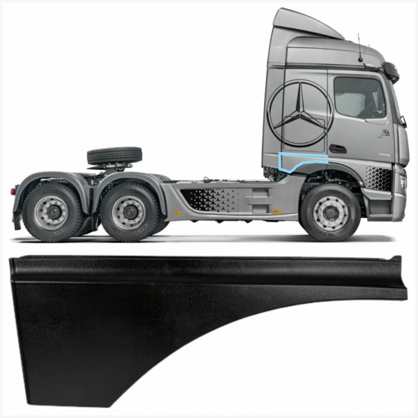 Complemento Saia Da Cabine L.d. New Actros Bl Fibras*