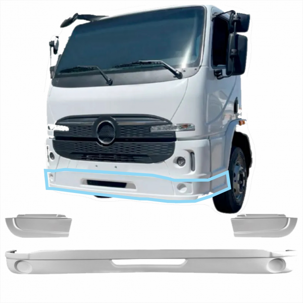 Kit Spoiler Mb Accelo Mod. 2025 Em Diante Bl Fibras*