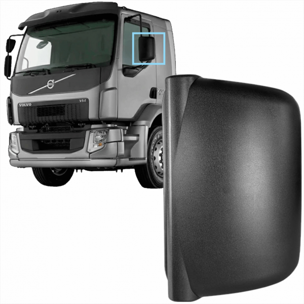 Capa Acabamento Espelho Retrovisor Volvo Vm 2006 E...