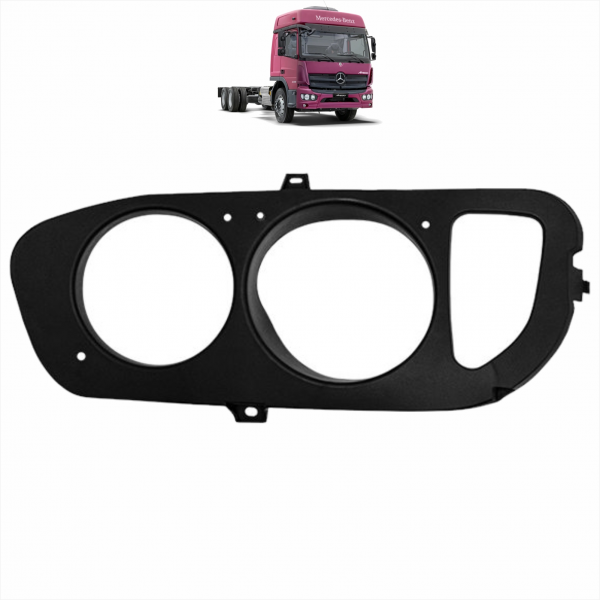Moldura/aro Do Farol L.e. Atego 2024 Em Diante Bl Fibras*
