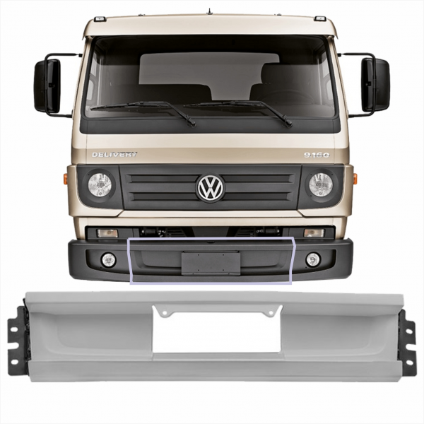 Parte Central P/ Choque Vw Delivery Mod. 8.160 Bl Fibras*