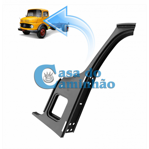 CHAPA GUITARRA LADO ESQUERDO CABINE - MERCEDES 1113 / 2013 - 3446200204