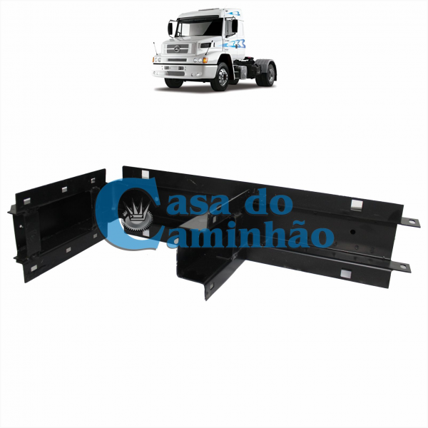 SUPORTE DO ESTRIBO ESQUERDO - MERCEDES 1935 E 1941 - 3846607730