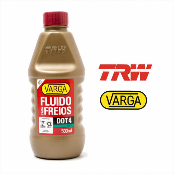 DOT 4 - FLUIDO / ÓLEO DE FREIO E EMBREAGENS - VARGA 500ml