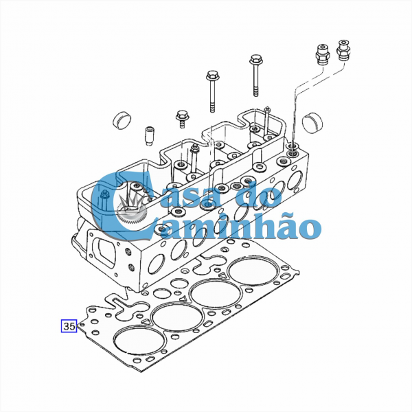 JUNTA DE CABEÇOTE 3 PIC - MERCEDES SPRINTER 2.5 - ERR5263