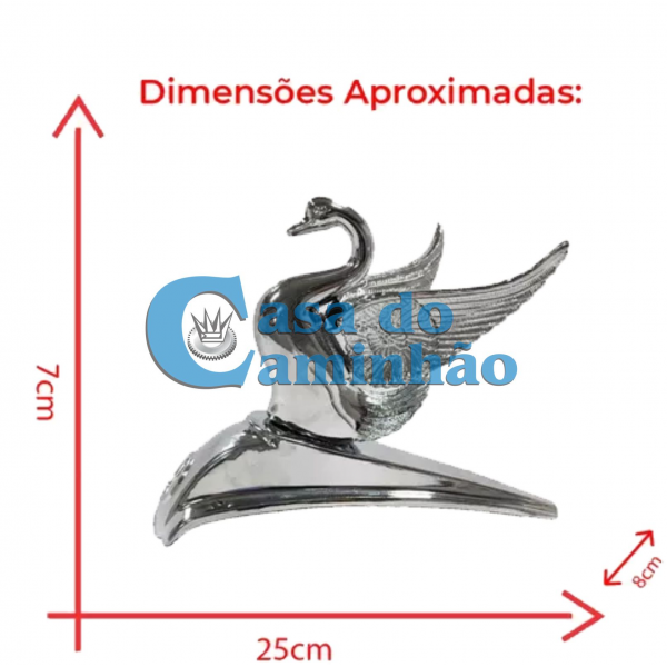 CISNE CROMADO DO CAPO - MERCEDES 1111 / 1113 / 1116 / 1117