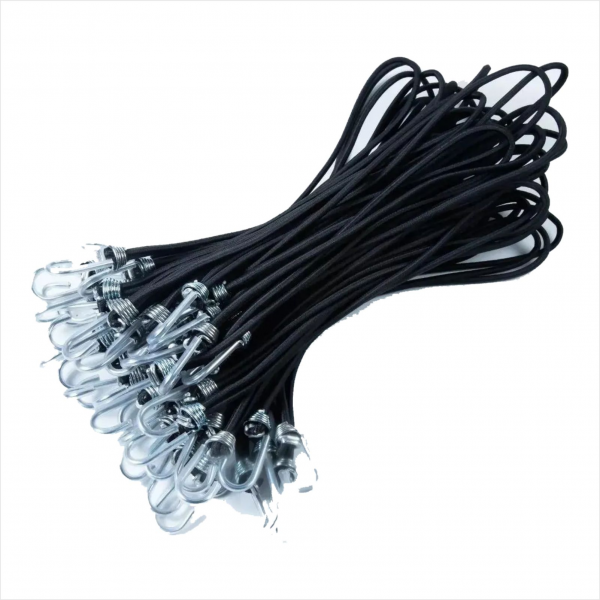 KIT 100 EXTENSORES LONA PRETO