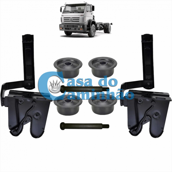 KIT TRAVA CABINE COM COXIM VW E FORD
