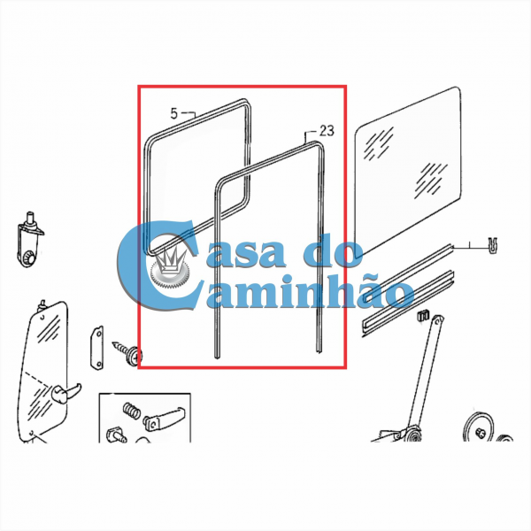 KIT CANALETA E PESTANA MBB BICUDOS