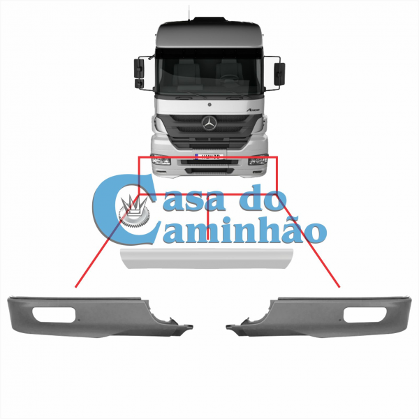KIT SPOILER DO PARACHOQUE AXOR
