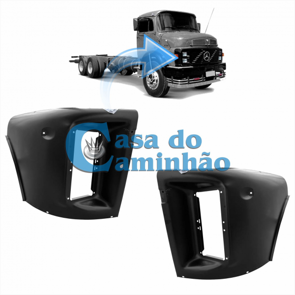 PAR MOLDURA DO FAROL MBB 1113