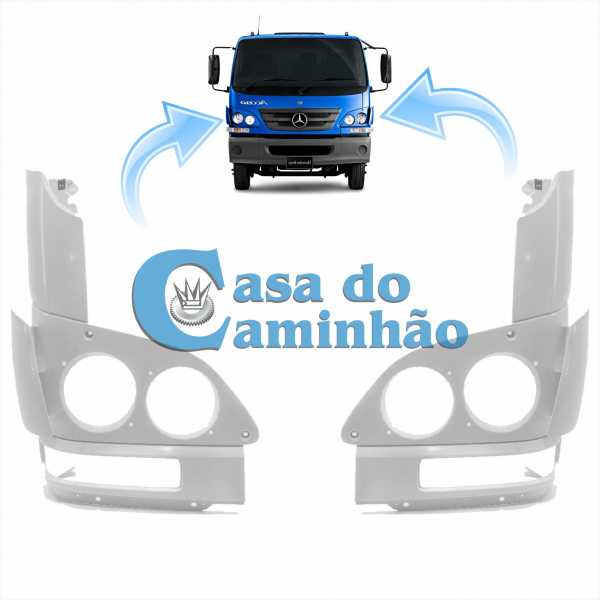 PAR MOLDURA DO FAROL ACCELO