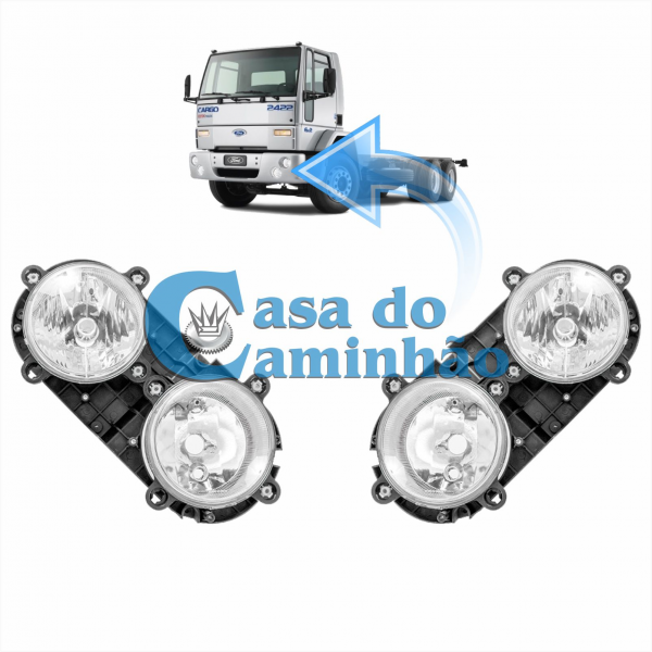 PAR FAROL DIANTEIRO CARGO 2008 A 2011