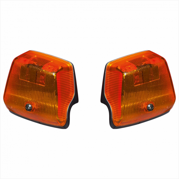 PAR LANTERNA DE SETA DO ESTRIBO AMARELA MBB ATEGO