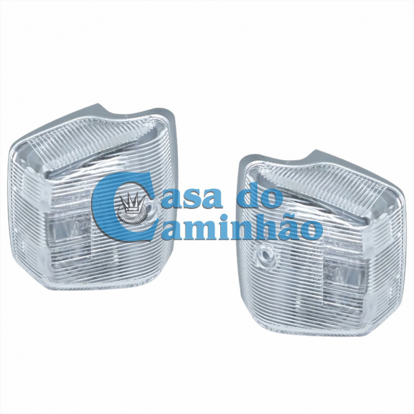 PAR LANTERNA DO ESTRIBO CRISTAL MBB ATEGO