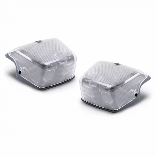 PAR LANTERNA DO ESTRIBO CRISTAL MBB ATEGO