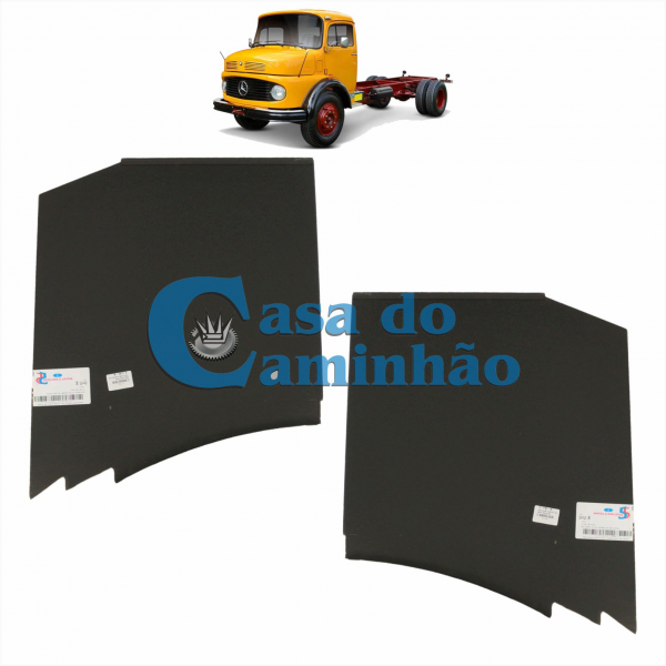 PAR CHAPA LATERAL DO ESTRIBO MBB 1113