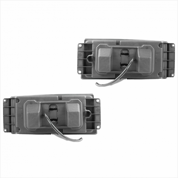 PAR FAROL DIANTEIRO VW WORKER MASCARA NEGRA