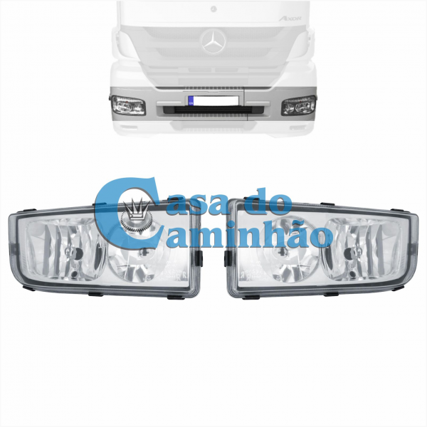 PAR FAROL DIANTEIRO MBB AXOR