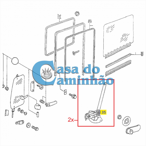 PAR MAQUINA DE VIDRO MANUAL MBB 709 710 712