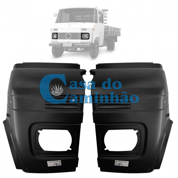 PAR MOLDURA FAROL MBB 608 708