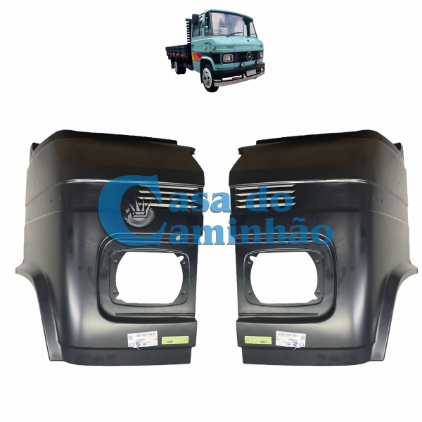 PAR MOLDURA FAROL MBB 608 708