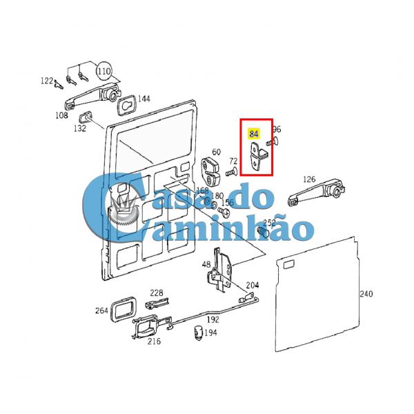 PAR BATENTE PORTA MBB 709