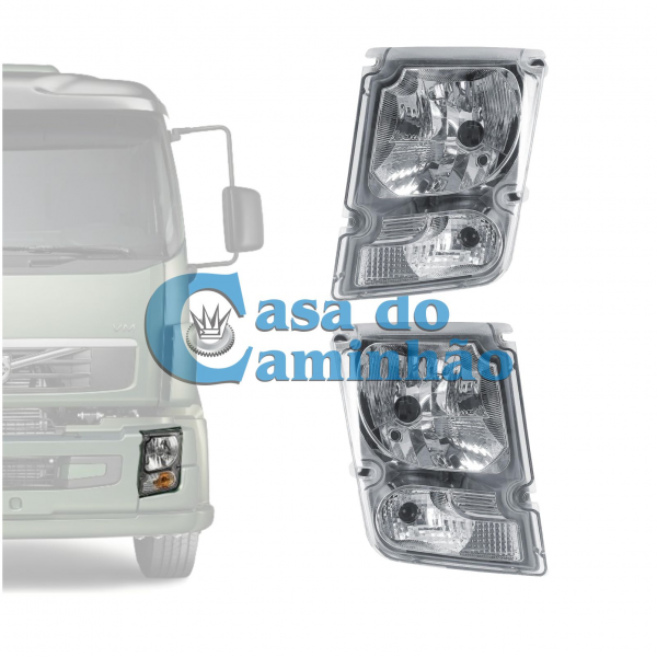 PAR FAROL DIANTEIRO VOLVO VM 2014/...