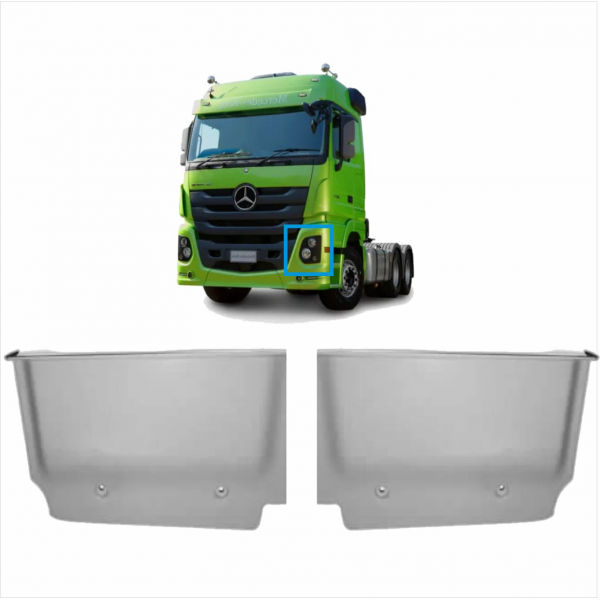 PAR REVESTIMENTO PARACHOQUE MBB ACTROS 2016 A 2019