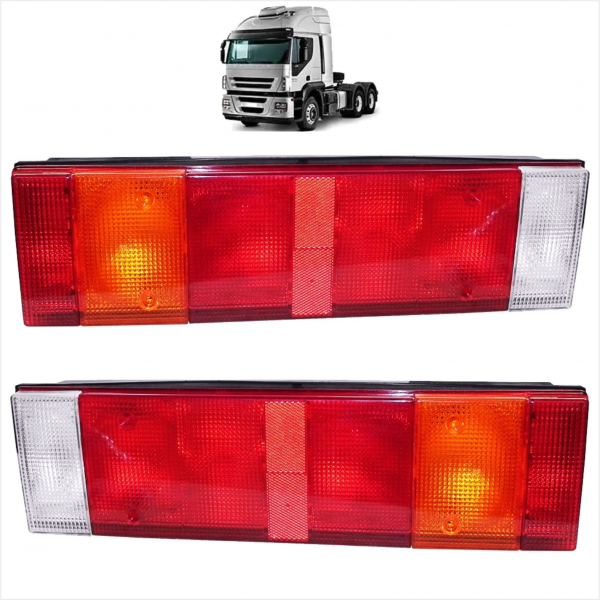 PAR LANTERNAS TRASEIRAS IVECO TECTOR