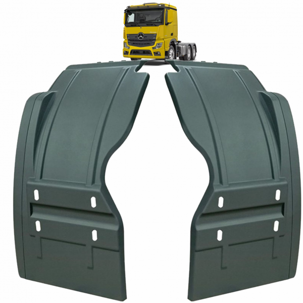 PAR PARALAMA TRASEIRO CABINE MBB ACTROS 2010 A 202...