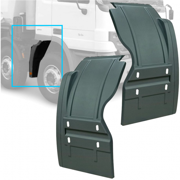 PAR PARALAMA TRASEIRO CABINE MBB ACTROS 2010 A 2020