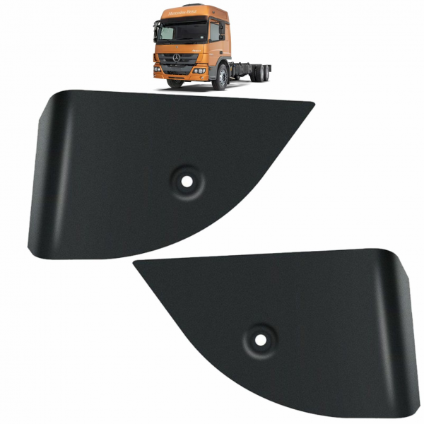 PAR TAMPA DE ACABAMENTO DO PARACHOQUE MBB ATEGO