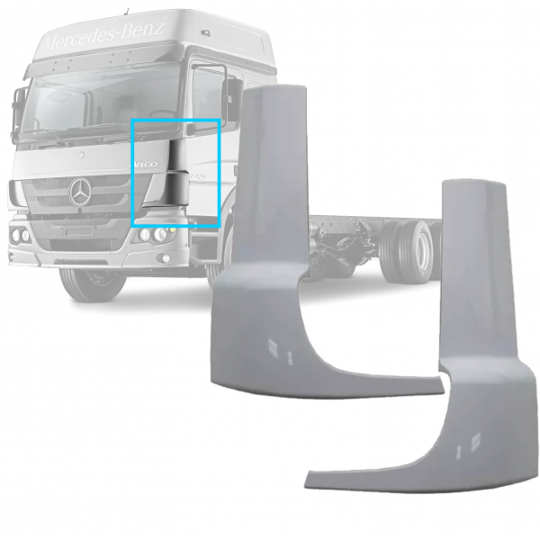 PAR DE DEFLETOR EXTERNO DA COLUNA MBB ATEGO 2730