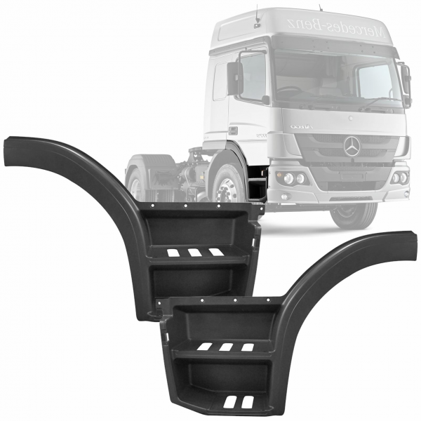 PAR DE ESCADA 2 DEGRAUS MBB ATEGO 2005