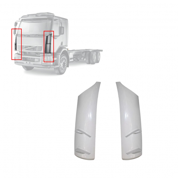 PAR CAPA DA COLUNA VOLVO VM