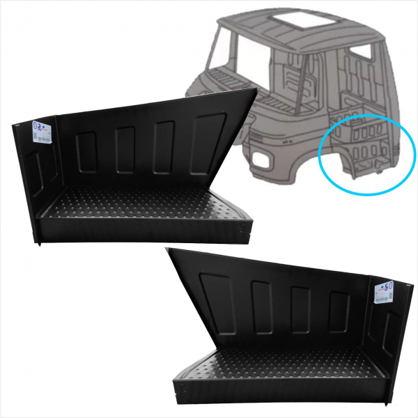 PAR ESTRIBO LATERAL CABINE MBB 608 708