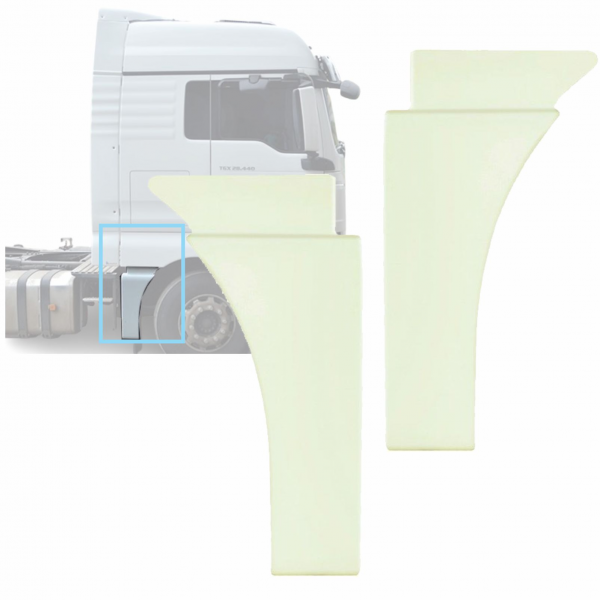 PAR ACABAMENTO DO PARALAMA TRASEIRO VW METEOR