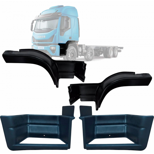 JOGO ESTRIBOS INFERIOR E SUPERIOR COMP IVECO TECTOR