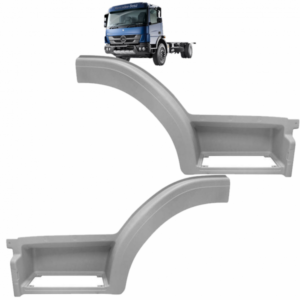 KIT ESTRIBO COM PARALAMA MBB ATEGO TRAÇADO