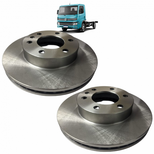 PAR DISCO FREIO DIANTEIRO VW NOVO DELIVERY EXPRESS