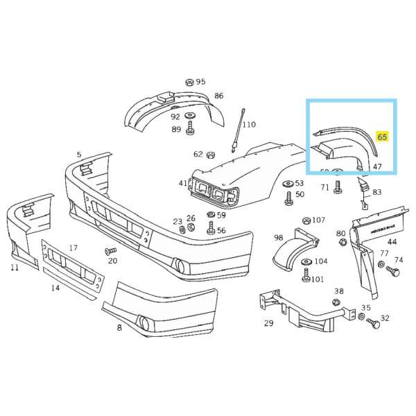 PAR DEBRUM GALÃO DO PARALAMA MBB 1418