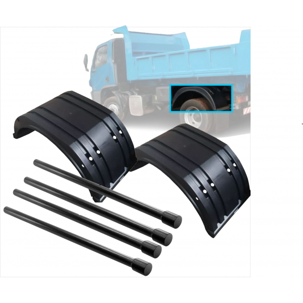 KIT 4 SUPORTE E 2 PARALAMAS TRASEIRO CARGO