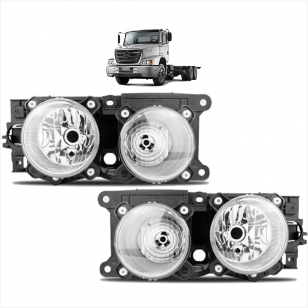 PAR FARÓIS DIANTEIROS MB ATRON